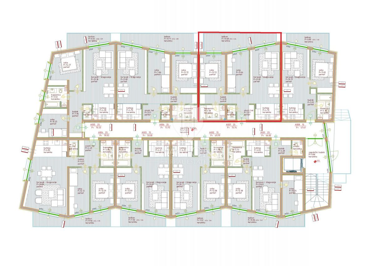 Parenzo, appartamento trilocale al piano terra vicino al centro citta!