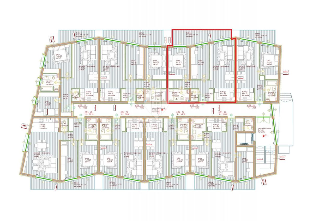 Parenzo, appartamento trilocale al primo piano vicino al centro citta!