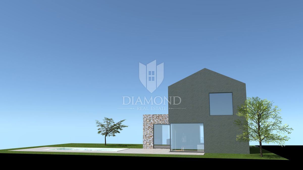 Parenzo – dintorni: Casa moderna con piscina in zona tranquilla