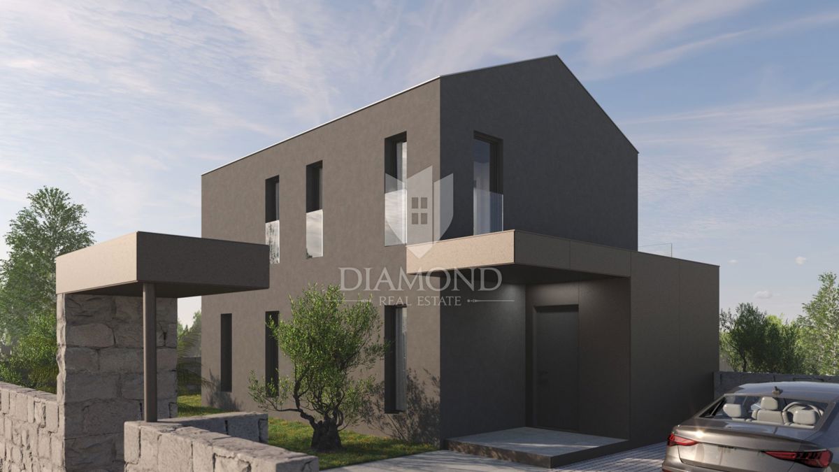 Parenzo – dintorni: Casa moderna con piscina in zona tranquilla