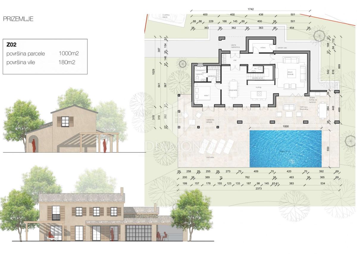 Bella casa spaziosa in posizione appartata