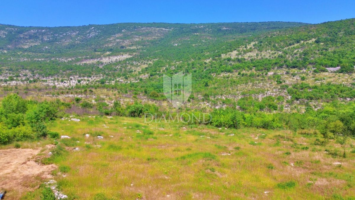 Kršan, dintorni, terreno edificabile in una natura meravigliosa