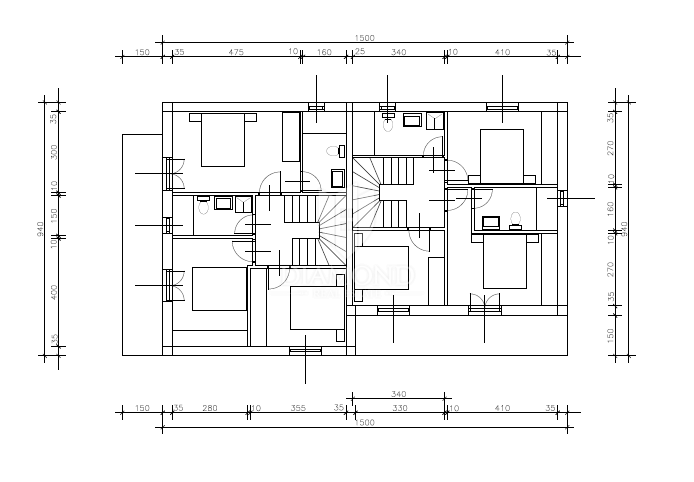 Terreno Milovčići, Malinska-Dubašnica, 864m2