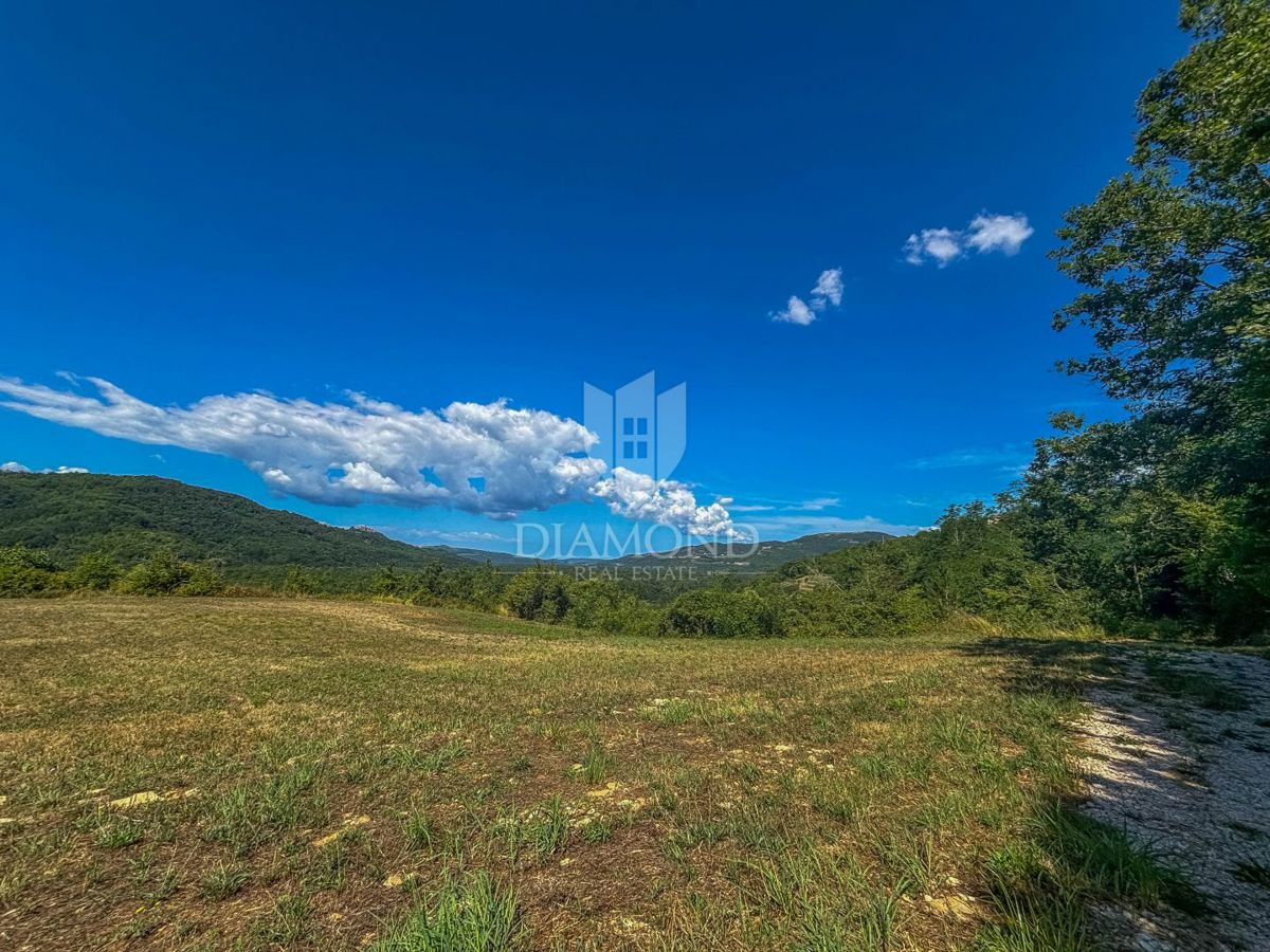 Montona, dintorni, l'unico terreno edificabile in un posto tranquillo!