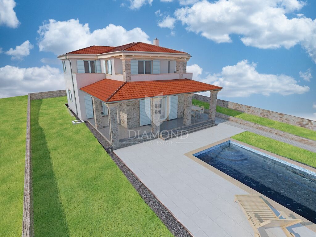 Poreč, dintorni, terreno ai margini con permesso di costruzione