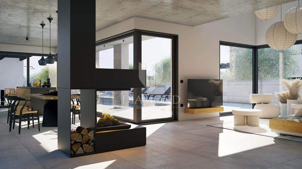 Sveti Lovreč, Fantastica villa architettonica, ROH-BAU