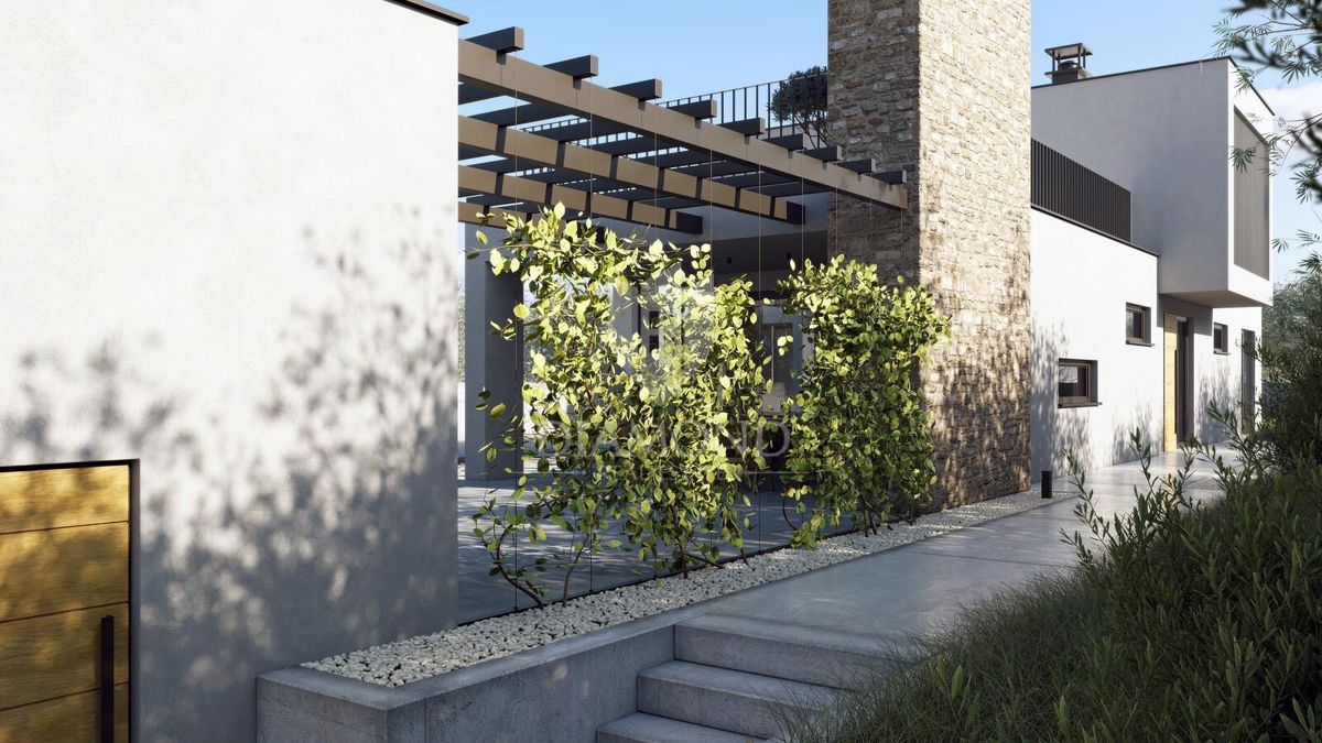 Sveti Lovreč, Fantastica villa architettonica, ROH-BAU