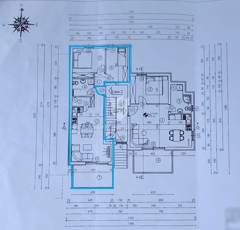 Appartamento Podmurvice, Rijeka, 58,54m2
