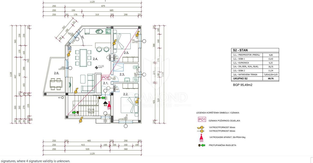 Pola, Valdebek - appartamento moderno in un edificio di nuova costruzione con terrazza e 2 posti auto.