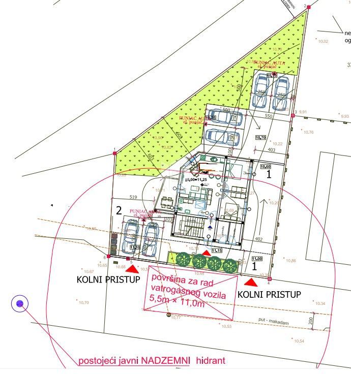 Pola, Valdebek - appartamento moderno in un edificio di nuova costruzione con terrazza e 2 posti auto.