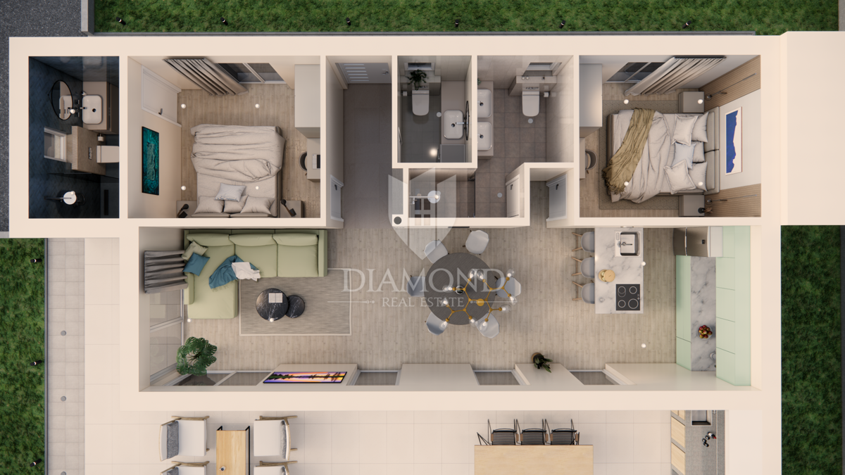 Žminj, casa vacanze con piscina vicino al centro