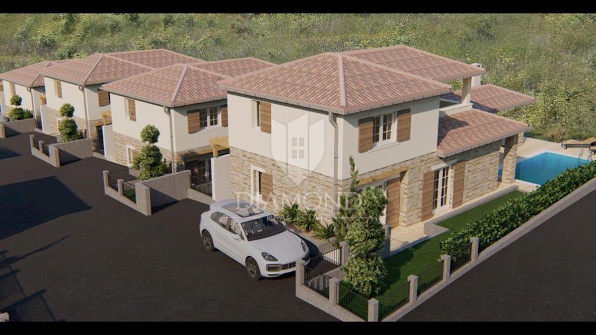 Istria centrale, OCCASIONE, nuova casa con piscina