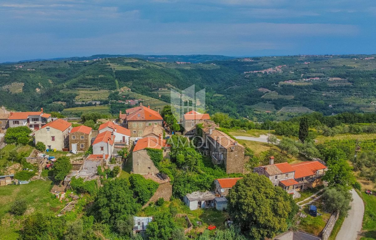 Zona di Momiano, complesso di case istriane autoctone di adattamento