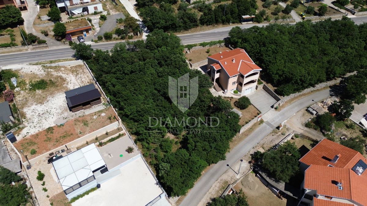 Labin, dintorni, terreno edificabile con vista mare