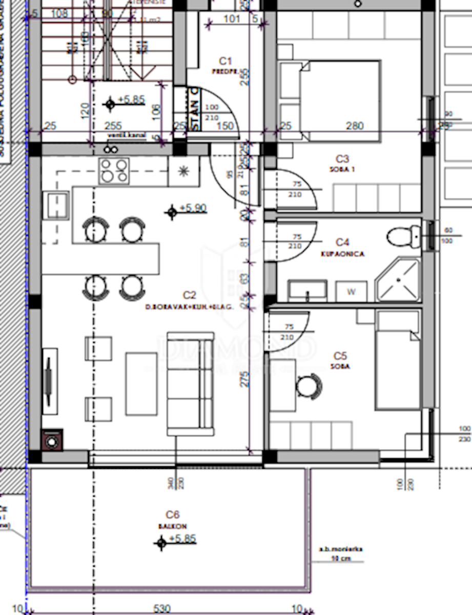 Appartamento moderno con terrazza in un quartiere d'élite! Medolino!