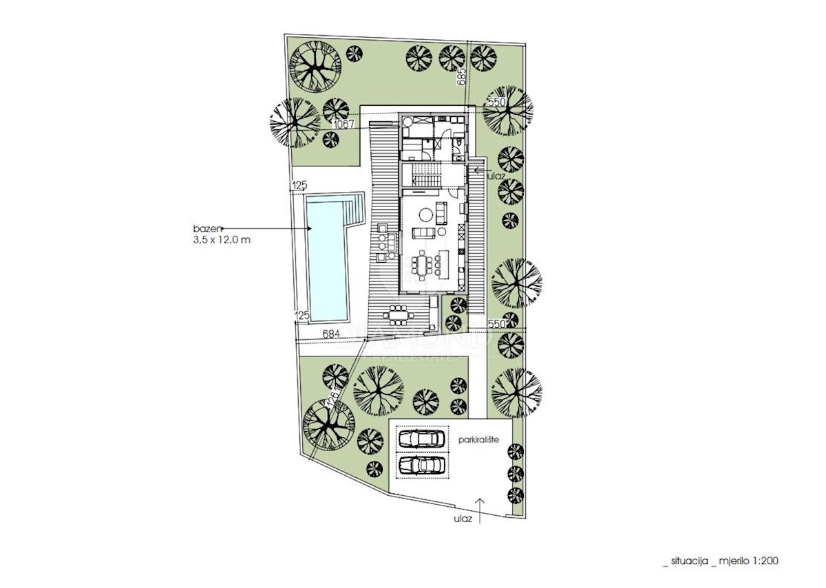 Canfanaro, dintorni, terreno con un bellissimo progetto di casa