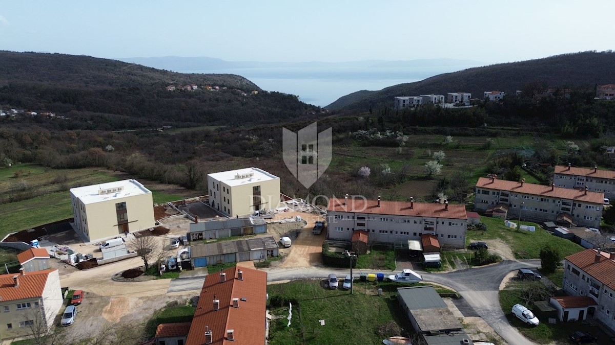 Labin, attico di lusso con vista mare 