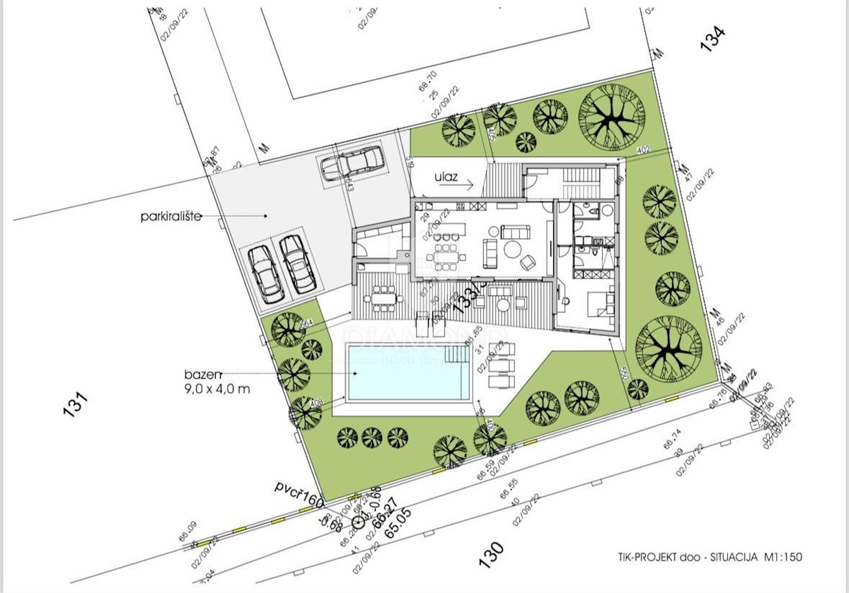 Terreno con progetto nelle vicinanze di Umago