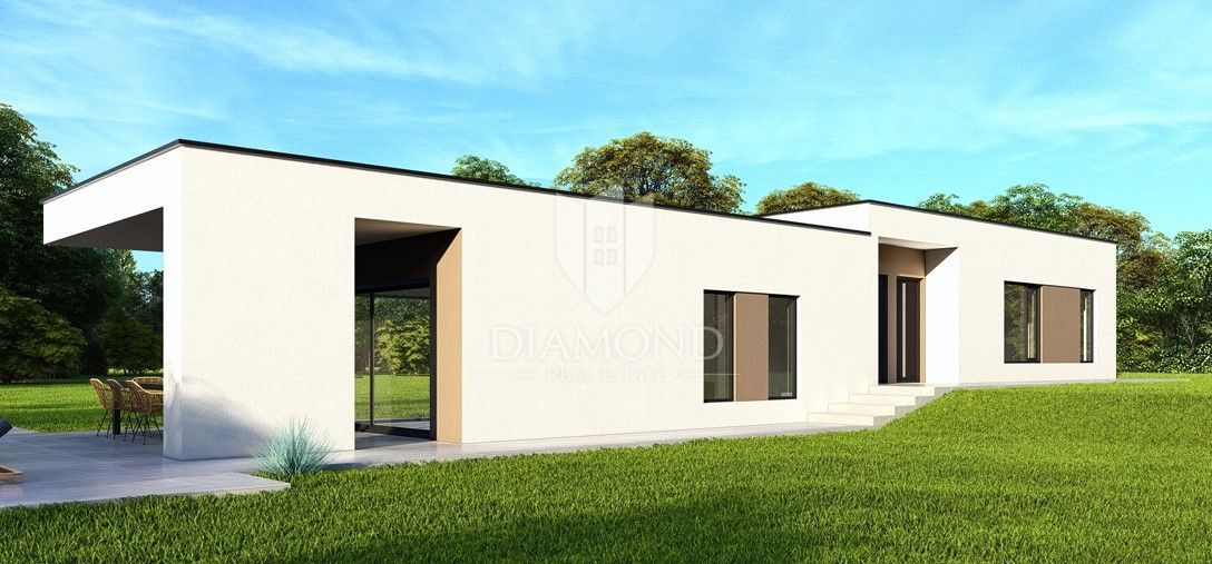 Svetvinčenat, bella casa ad un piano di nuova costruzione 