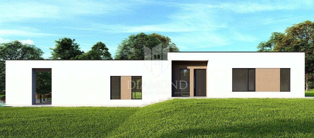 Svetvinčenat, bella casa ad un piano di nuova costruzione 