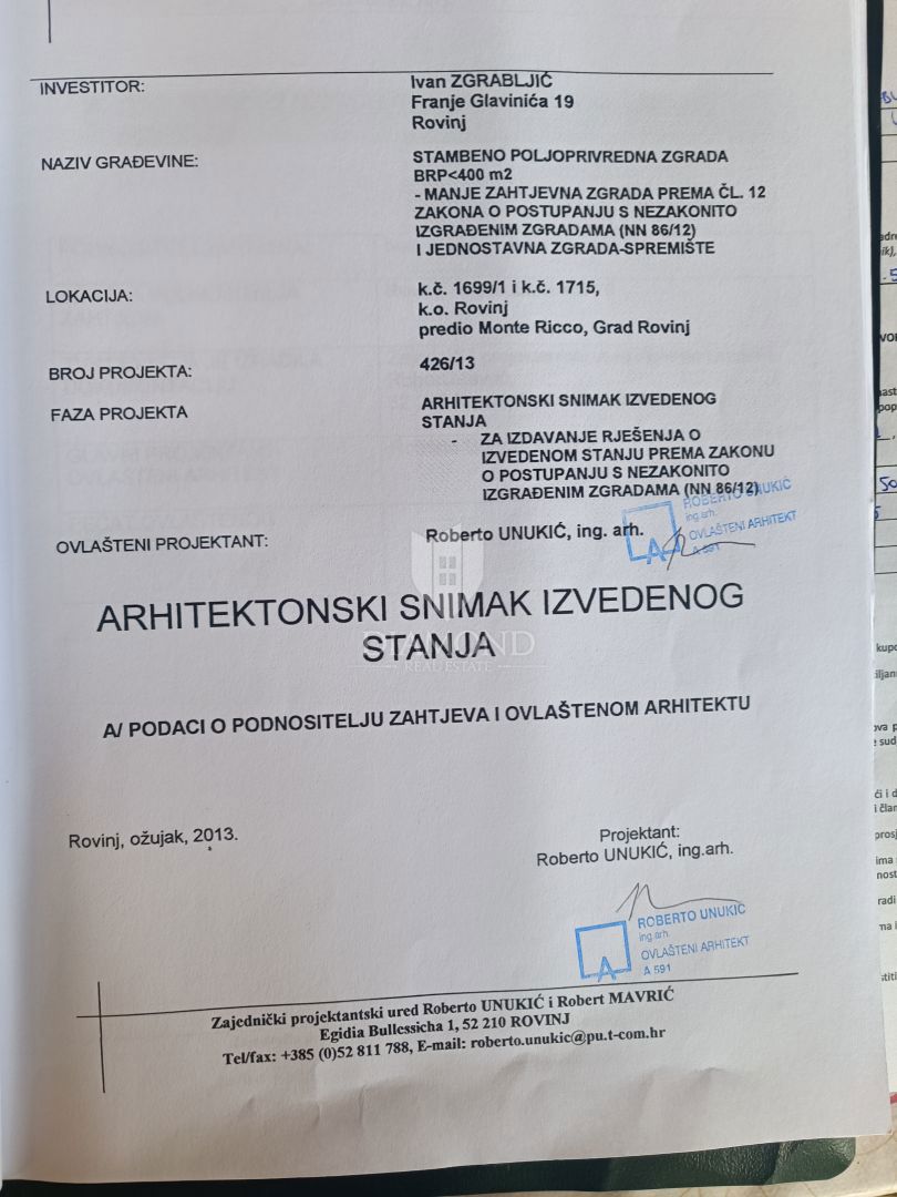 Rovigno, casa isolata vicino alla spiaggia