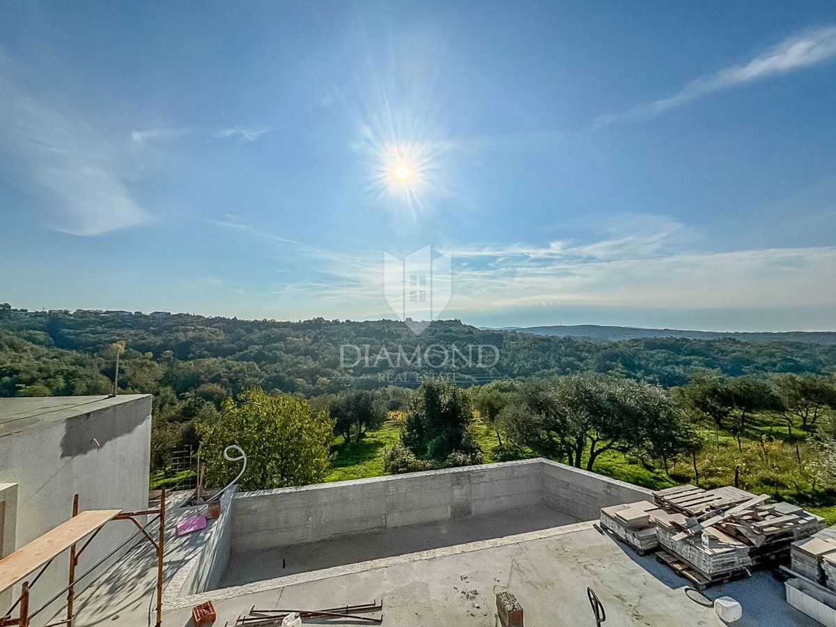 Istria, Eccezionale villa con piscina e vista mare a Momiano!