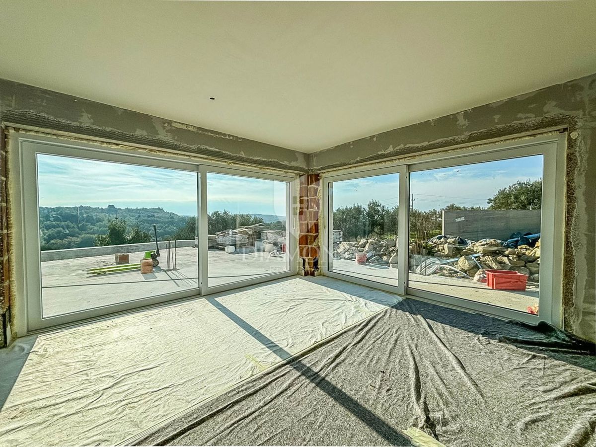 Istria, Eccezionale villa con piscina e vista mare a Momiano!