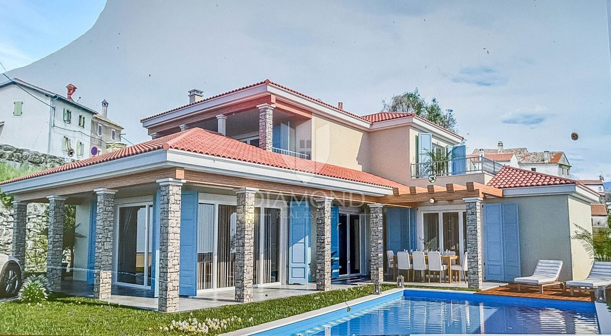 Istria, Eccezionale villa con piscina e vista mare a Momiano!