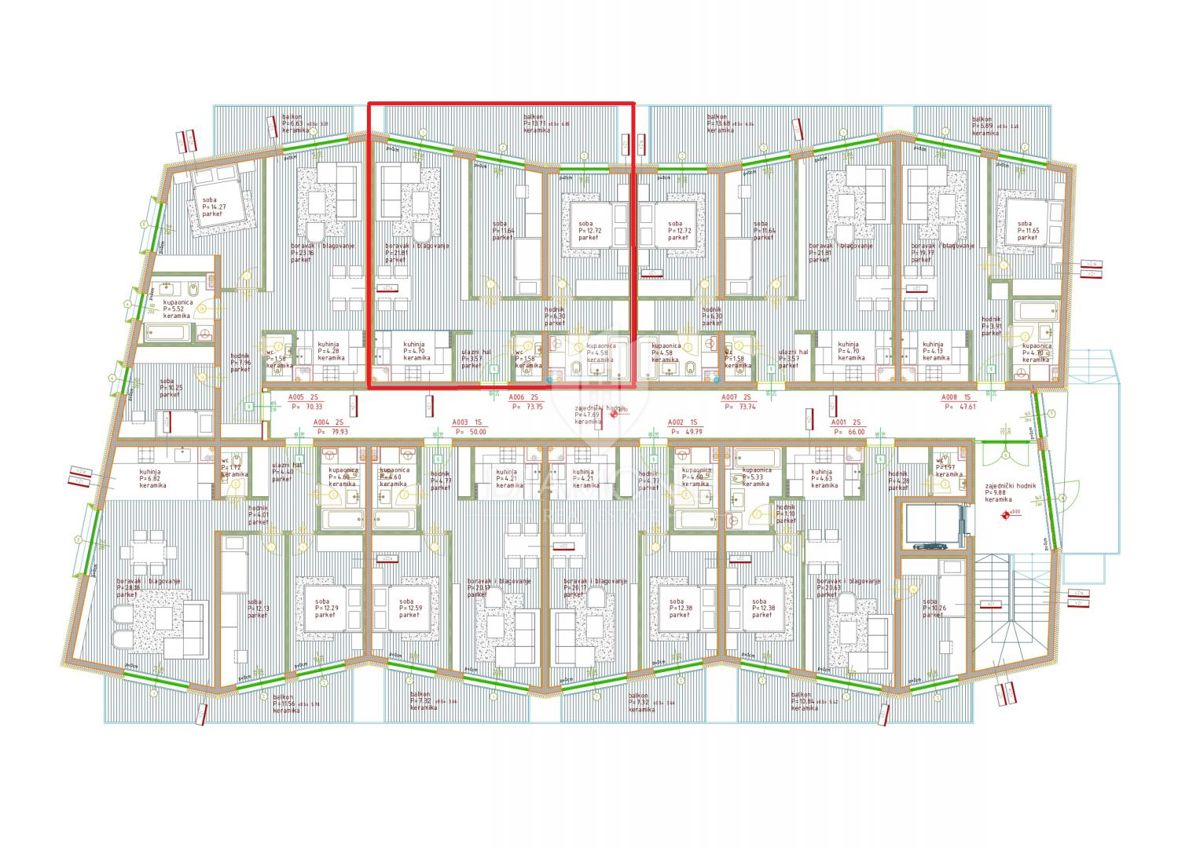 Parenzo, appartamento trilocale al piano terra vicino al centro citta!