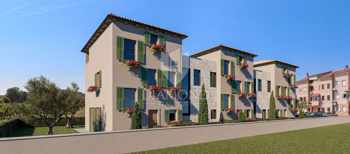 Una moderna casa a schiera nella periferia di Parenzo