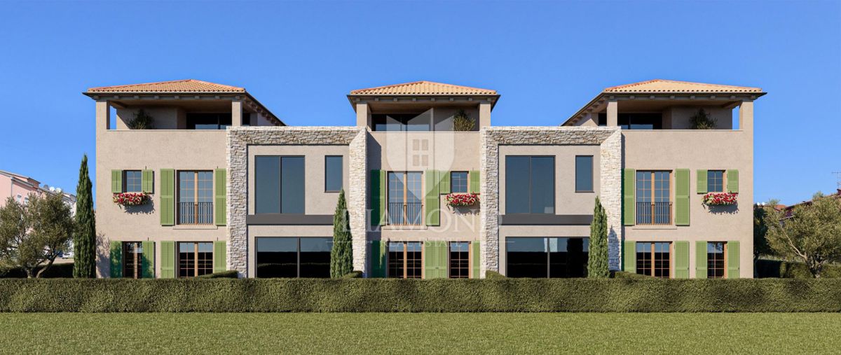 Una moderna casa a schiera nella periferia di Parenzo