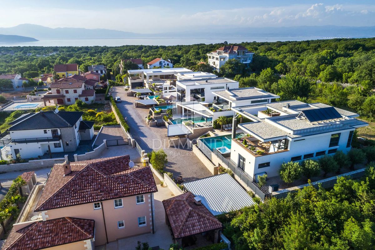 Isola di Krk villa di lusso con vista mare