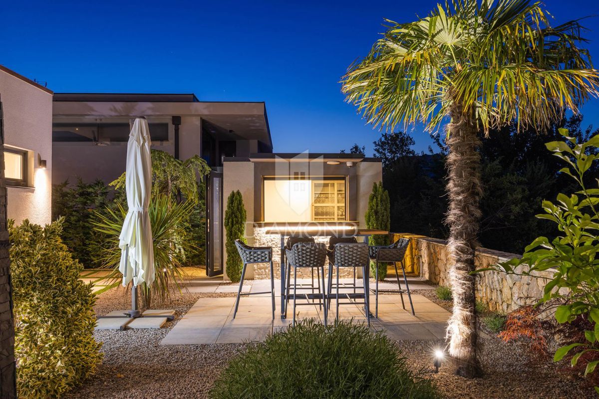 Isola di Krk villa di lusso con vista mare