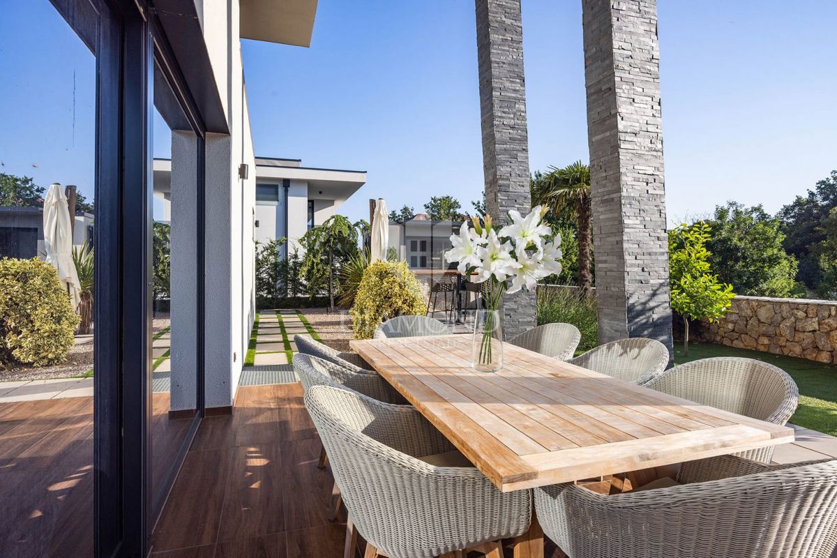 Isola di Krk villa di lusso con vista mare