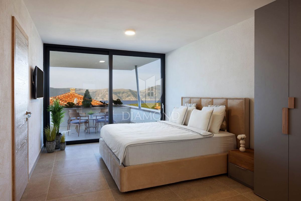 Isola di Krk villa di lusso con vista mare