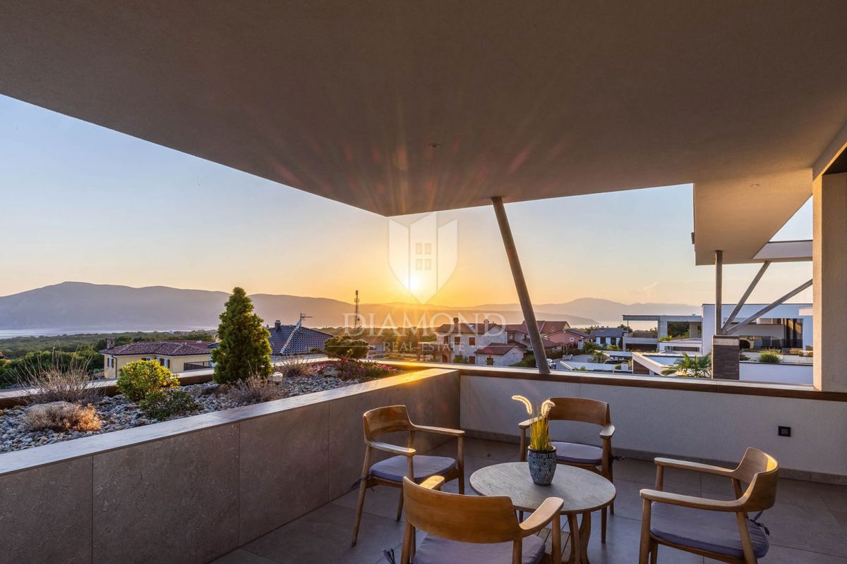 Isola di Krk villa di lusso con vista mare