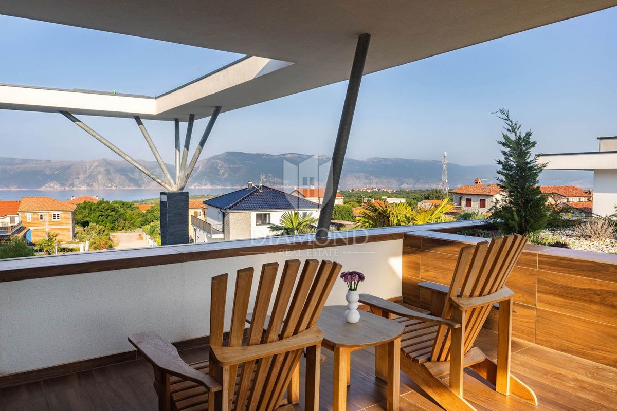 Isola di Krk villa di lusso con vista mare