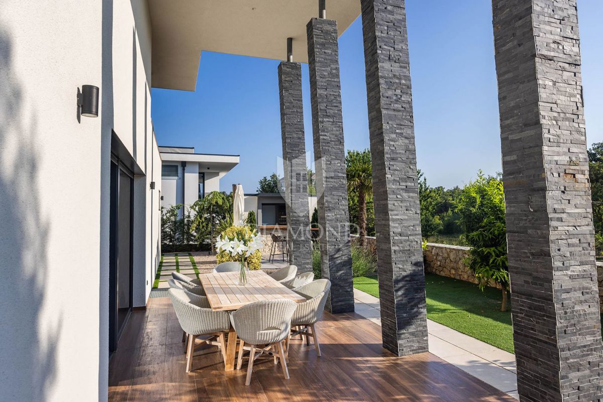 Isola di Krk villa di lusso con vista mare