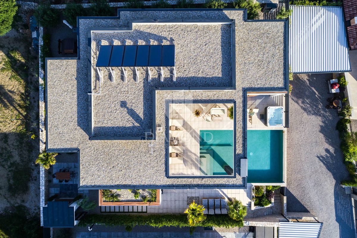 Isola di Krk villa di lusso con vista mare