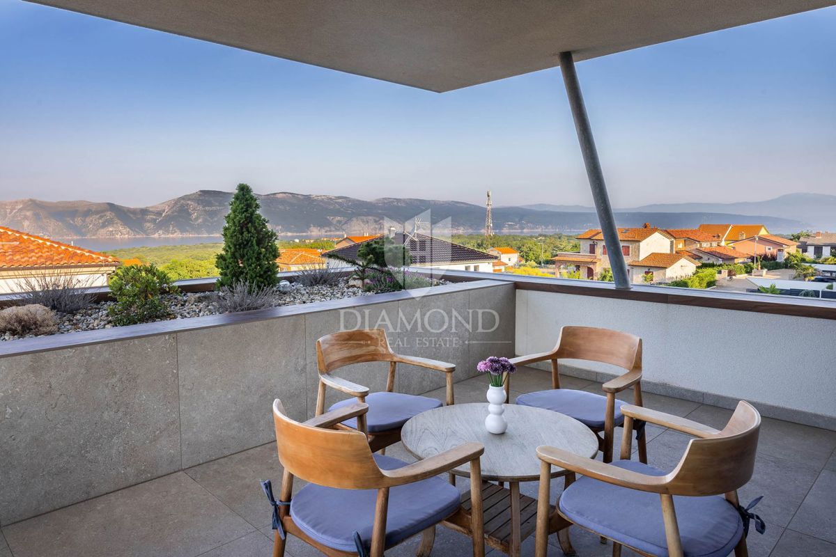 Isola di Krk villa di lusso con vista mare