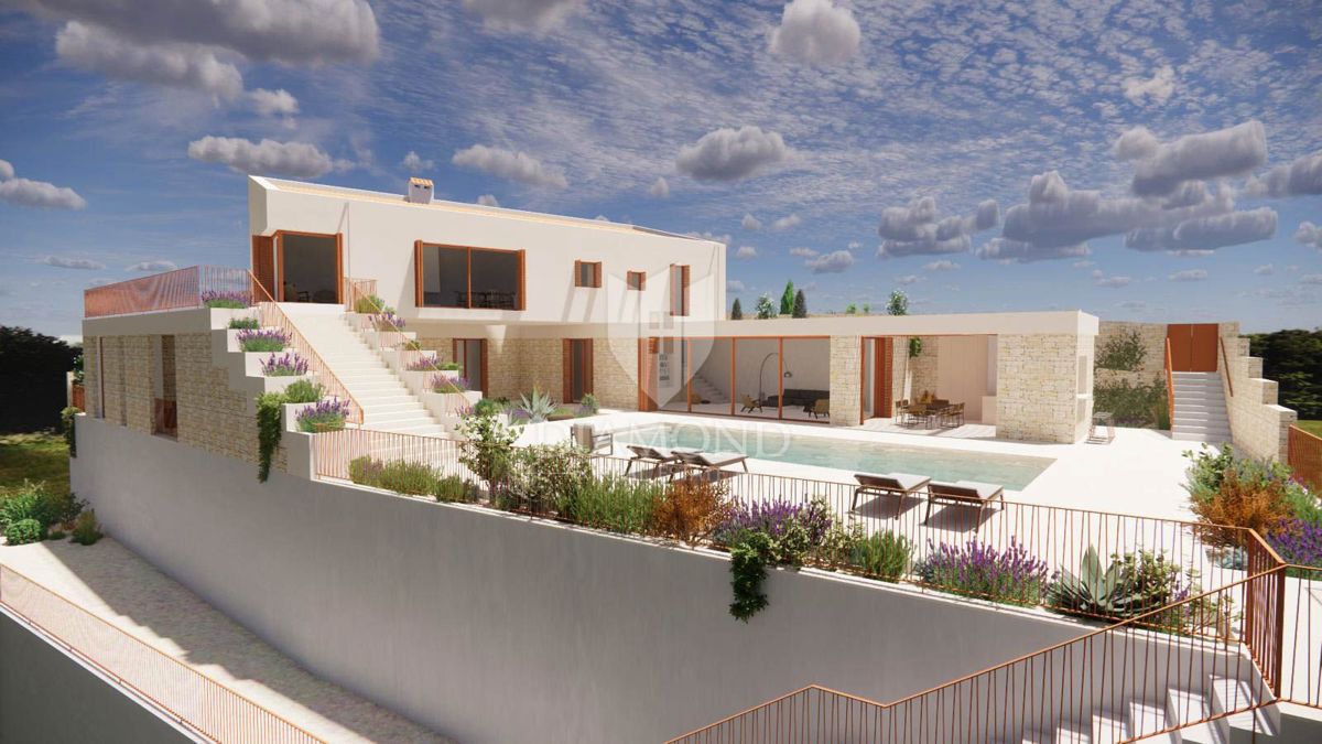 Esclusivo! Momiano, terreno con vista panoramica sul mare!