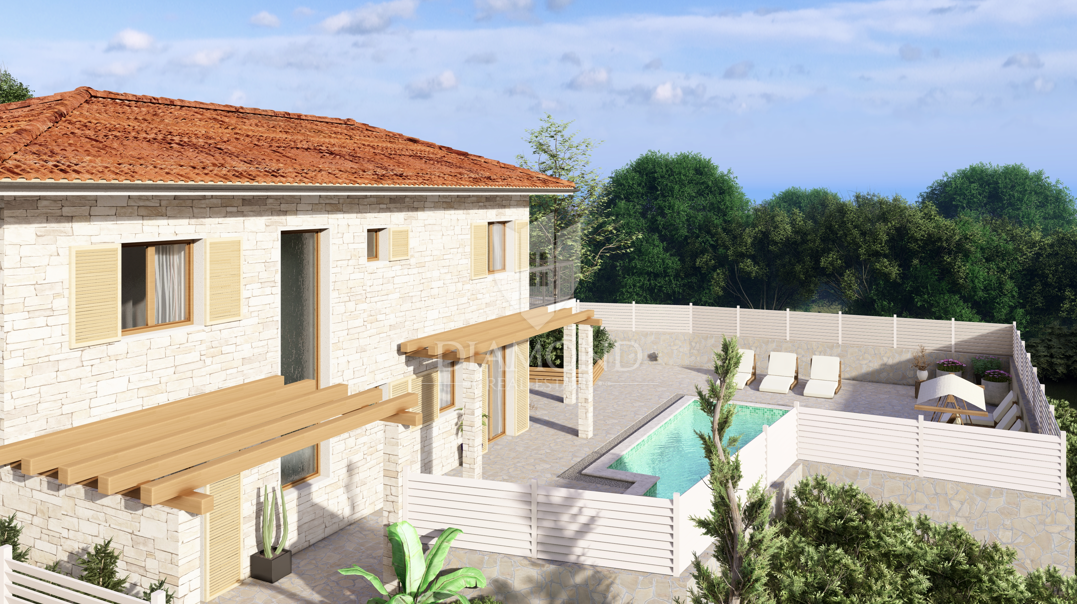 Momiano – Autentica casa in pietra con progetto di ristrutturazione