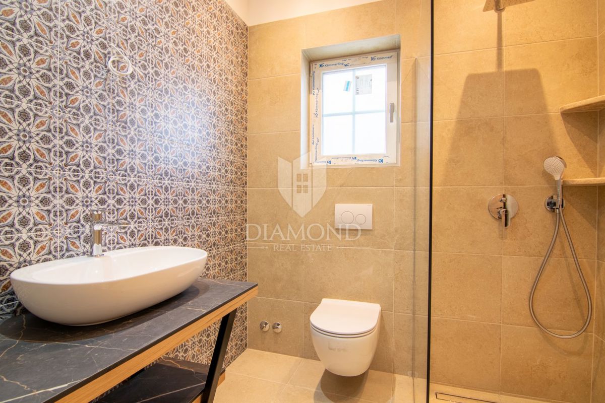 Krk, Villa con piscina, vista mare