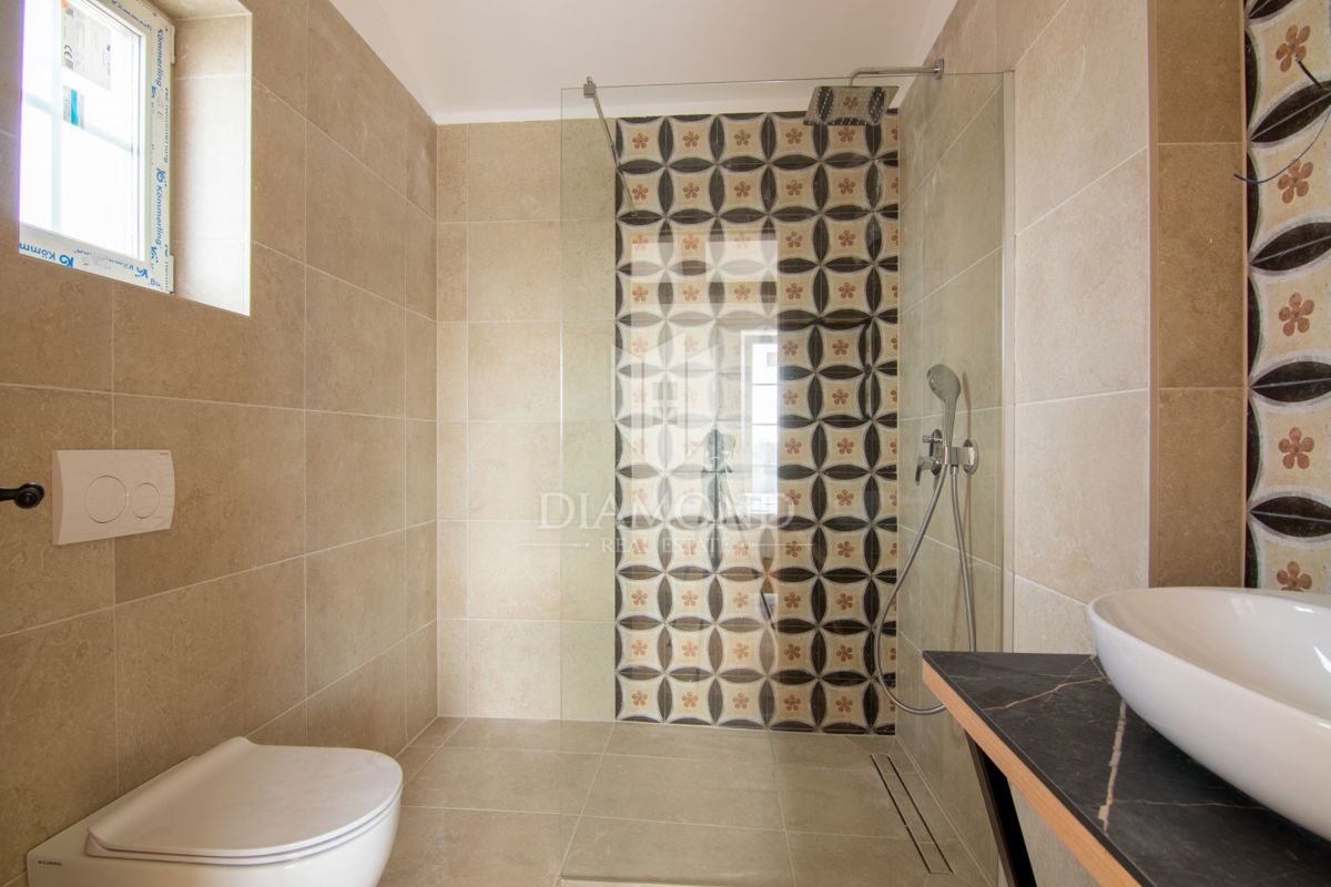 Krk, Villa con piscina, vista mare