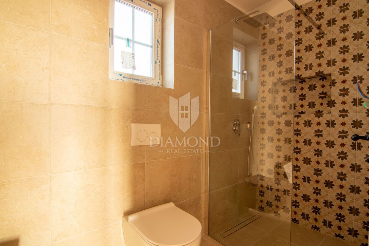 Krk, Villa con piscina, vista mare