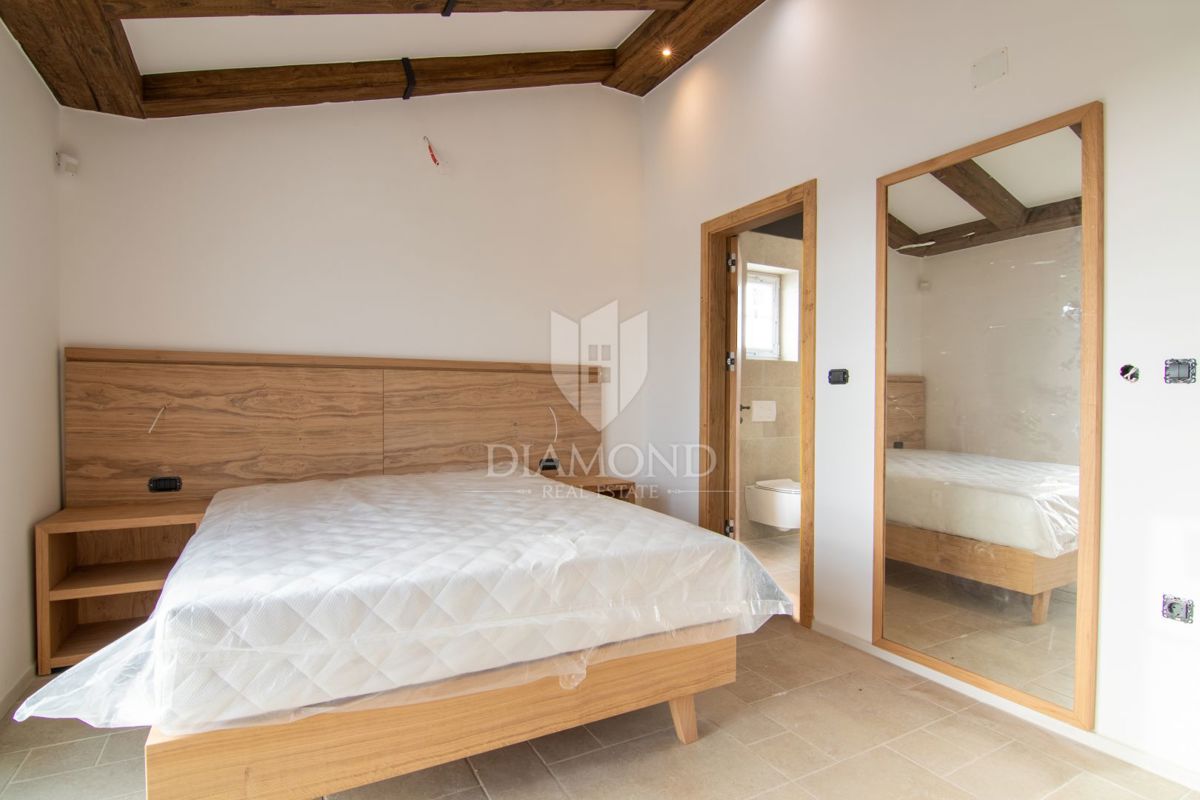 Krk, Villa con piscina, vista mare