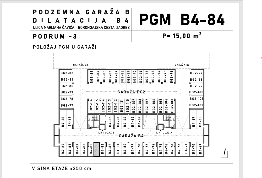 Appartamento con una camera da letto Borongaj