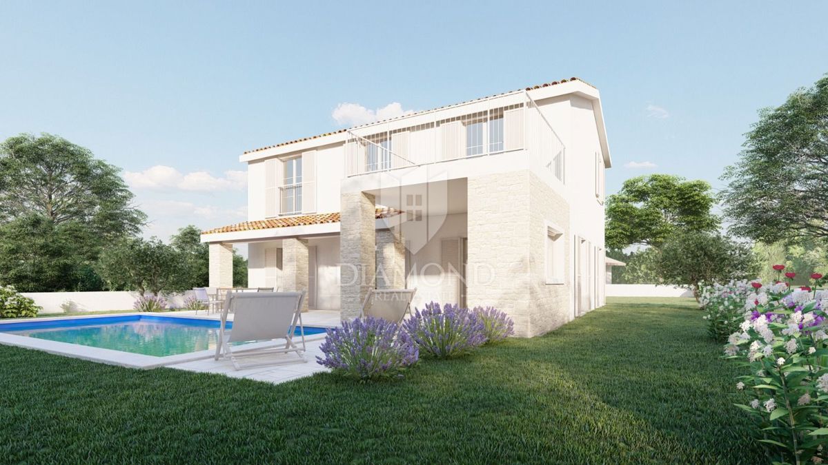 Parenzo, dintorni – ROH-BAU, fantastica villa con vista mare