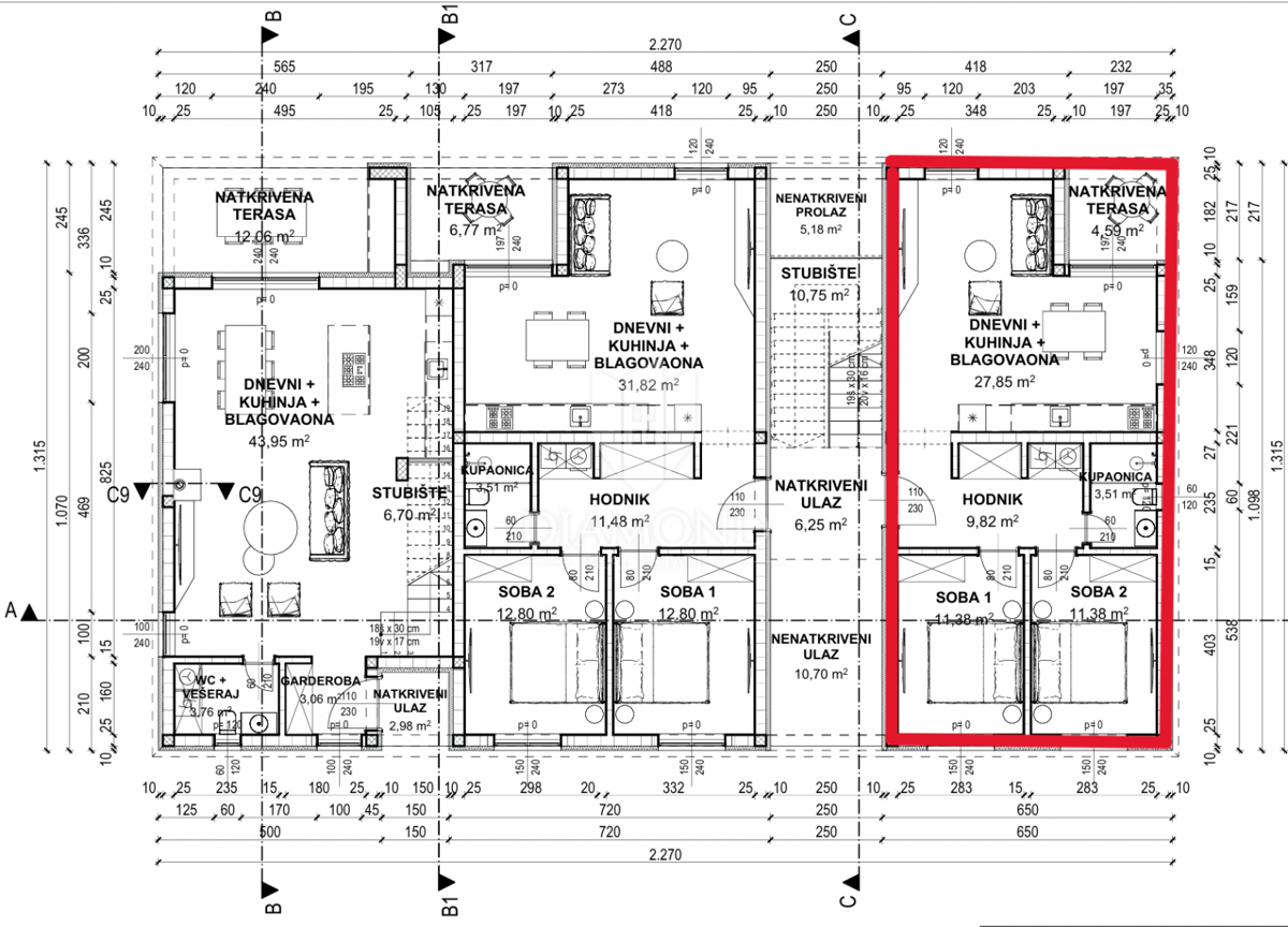 Parenzo, nuovo appartamento vicino a tutti i servizi