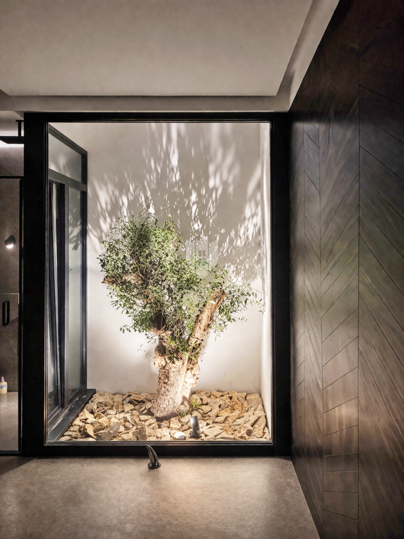 Labin, a 1 km dal centro città, casa moderna a un solo piano.